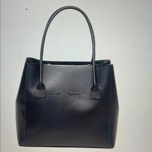 Felisi authentic navy leather Trilly tote bag